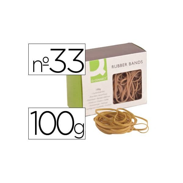 Q-Connect Pack Elásticos nº33 100g - KF15091