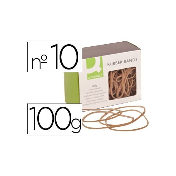 Q-connect Elásticos 100g Número 10 - 54315