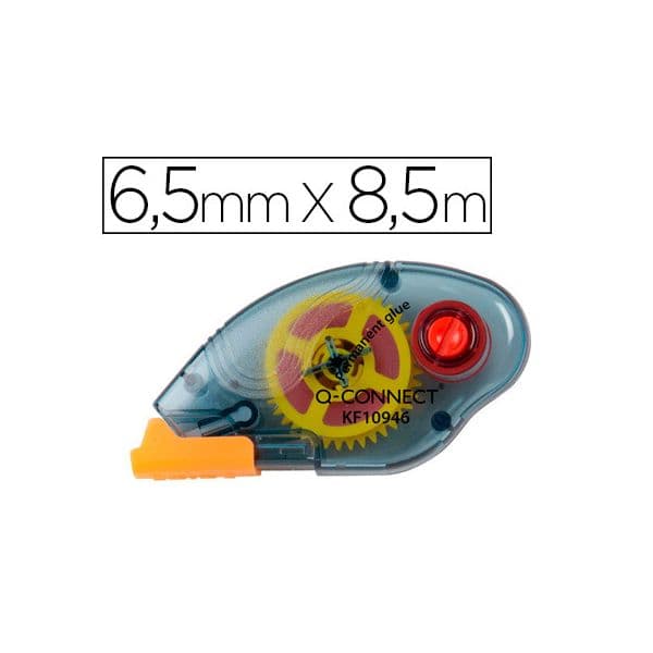 Q-connect Cola Roller Compacto Permanente 6,5 mm de Largura x 8,5 Mt - OFF150285CE