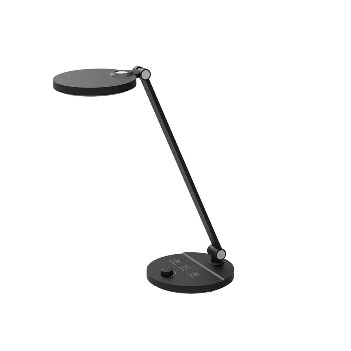 Q-Connect Candeeiro de Secretária Profissional ABS 80 LEDs 7W com Interruptor Preto