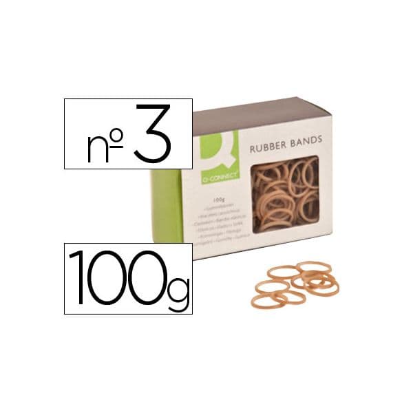 Q-Connect Pack Elásticos nº 3 100g - KF14691