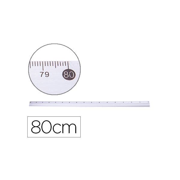Q-Connect Régua Alumínio 80cm - KF16822