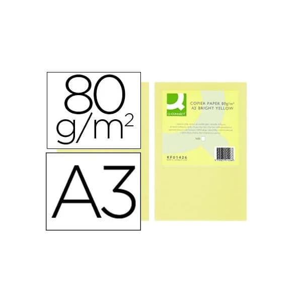 Q-Connect Resma 500 Fls Papel A3 80g Champagne - KF18002