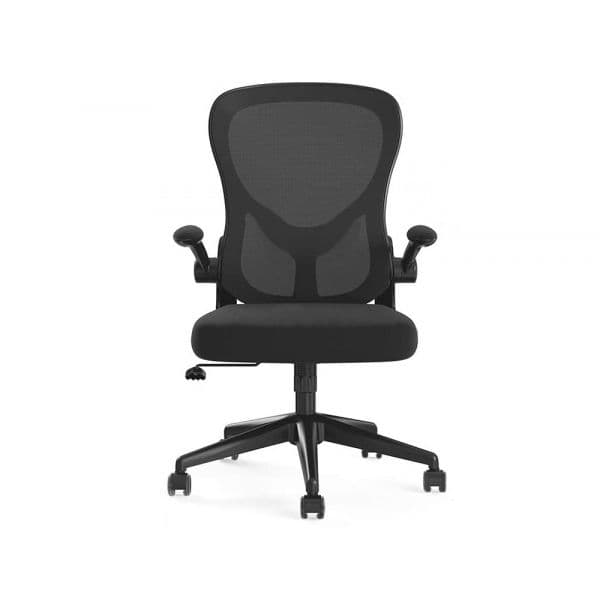 Q-connect Cadeira Base Metal Regulável em Altura 910+75mm x L 610mm x P 550mm Tecido Malha - KF19021