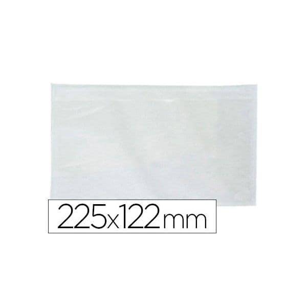 Q-Connect Envelope Autoadesivo Porta-Documentos 232x130mm - KF21727