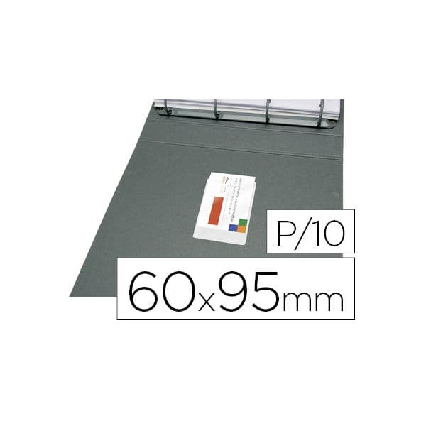 Q-Connect Pack Bolsas Adesivas p/ Cartõesde Visita 60x95mm - 46172