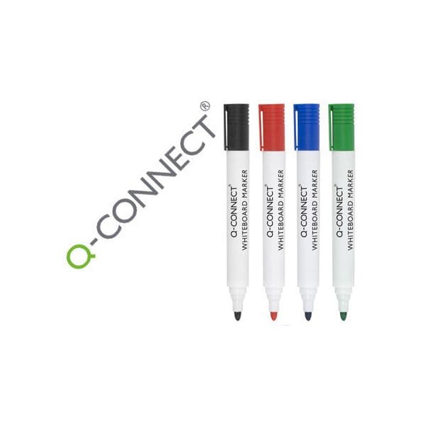 Q-connect 10 un. Marcadores Quadro Branco 10 Sortido Pont - KF00880
