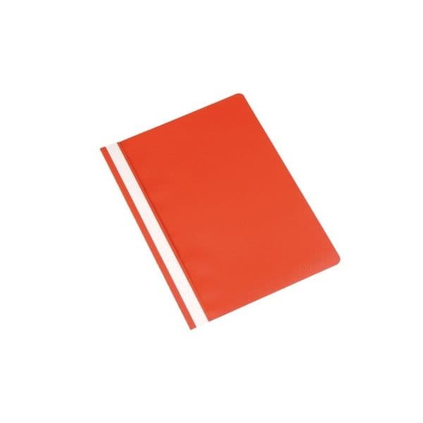 Q-Connect Pasta Classificadora Fastener Plástico A4 Vermelho - Caixa De 25 Un