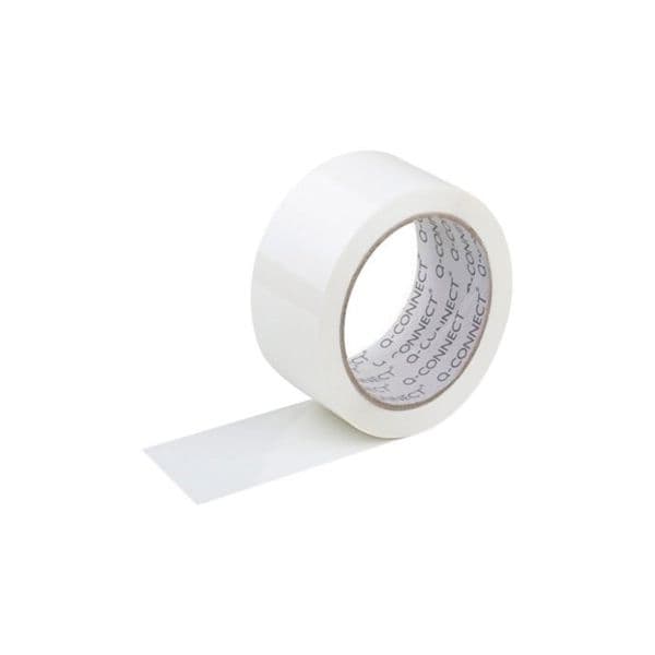Q-Connect Fita Adesiva Polipropileno Branca 66 Metros x 75 MM