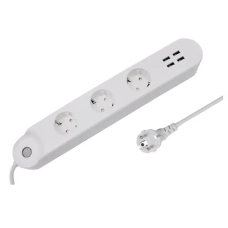Extensão Inteligente WiFi Tripla + 4 USB DENVER