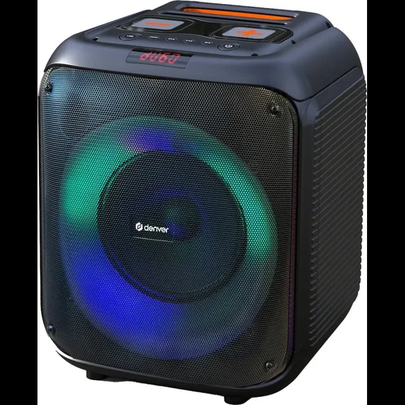 Denver BPS-250 Coluna Trolley Bluetooth 40W LED Preto