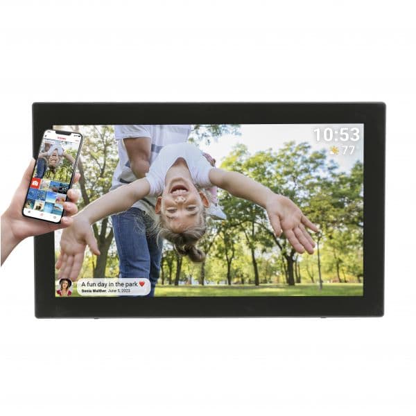 Denver Moldura Digital WiFi Frameo 21.5" (54,6cm) Preto