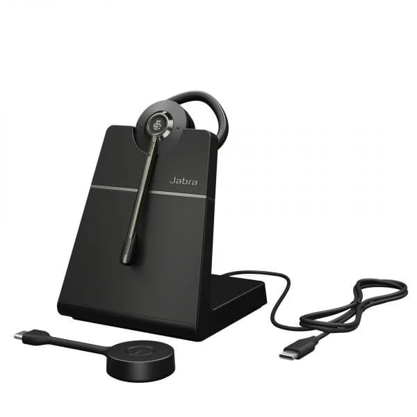 Jabra Engage 55 SE Mono com USB-C, Sem Fios, Preto, MS Teams, com Estação de Carga
