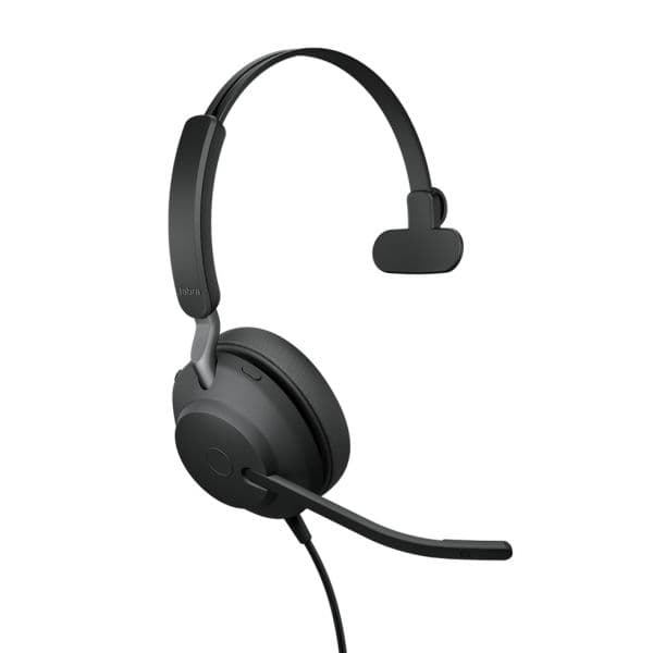 Jabra Evolve2 40 SE Auscultadores Com Fios, Fita de Cabeça, USB Type-C, Preto, Mono, UC