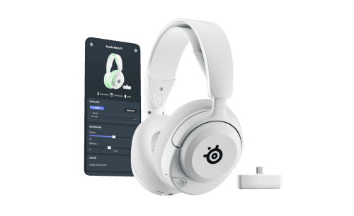 Headset Steelseries Arctis Nova 5X Wireless/Bluetooth Branco