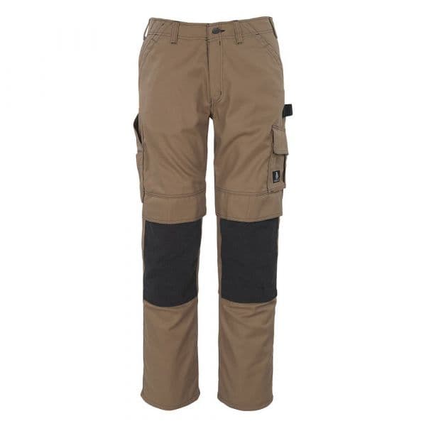 Mascot Hardwear 05079 Big Trousers With Knee Pad Pockets Castanho 43 / 35