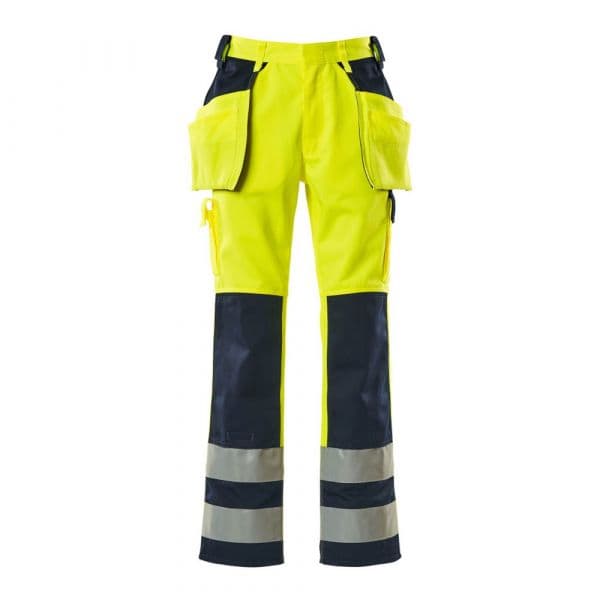 Mascot Safe Compete 09131 Big Trousers With Hanging Pockets Amarelo 50 / 32