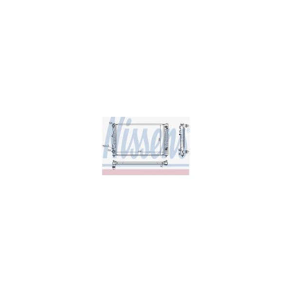 NISSENS - 60499 - Radiador, arrefecimento do motor - 5707286192256