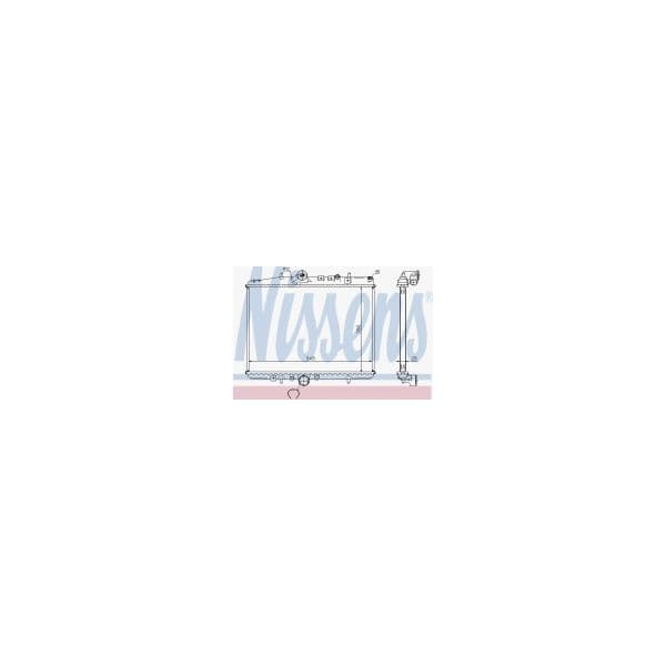 NISSENS - 61294A - Radiador, arrefecimento do motor - 5707286195585