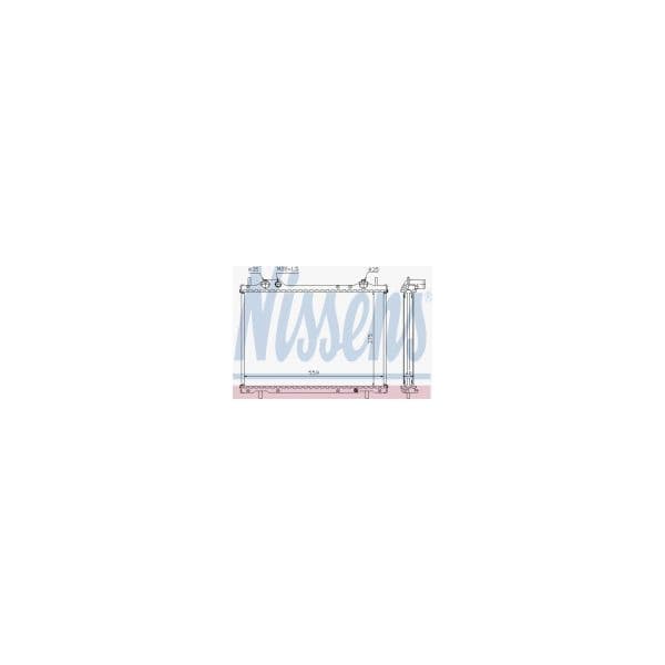 NISSENS - 61792A - Radiador, arrefecimento do motor - 5707286198272