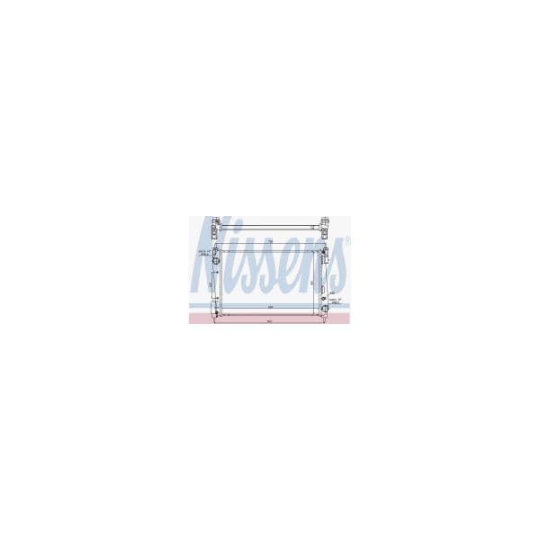 NISSENS - 61915 - Radiador, arrefecimento do motor - 5707286198999
