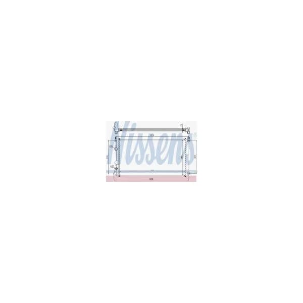 NISSENS - 63824A - Radiador, arrefecimento do motor - 5707286213890