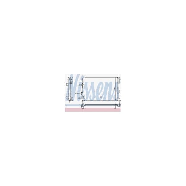 NISSENS - 63896A - Radiador, arrefecimento do motor - 5707286214668