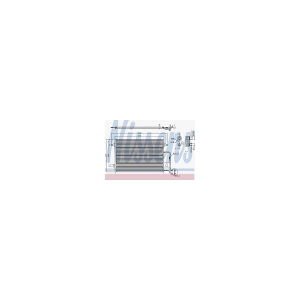 NISSENS - 94592 - Condensador, ar condicionado - 5707286257368