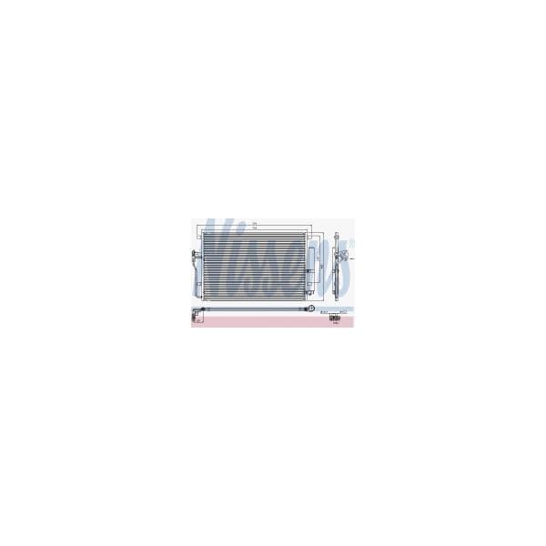 NISSENS - 94917 - Condensador, ar condicionado - 5707286260153