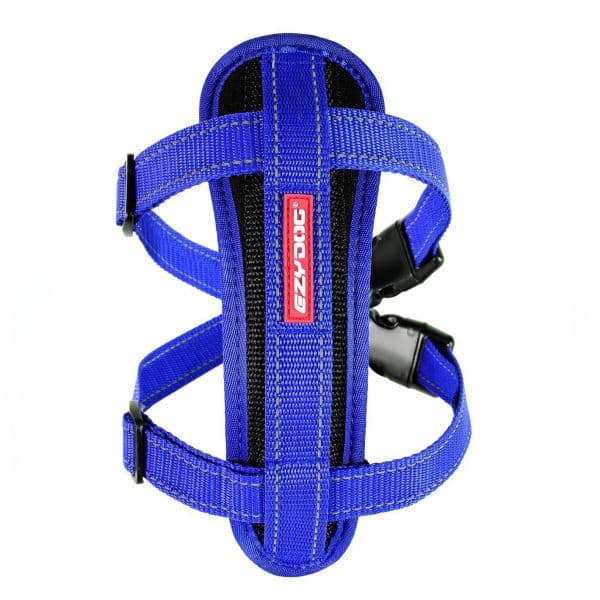 EzyDog Peitoral Chest Plate Azul XS
