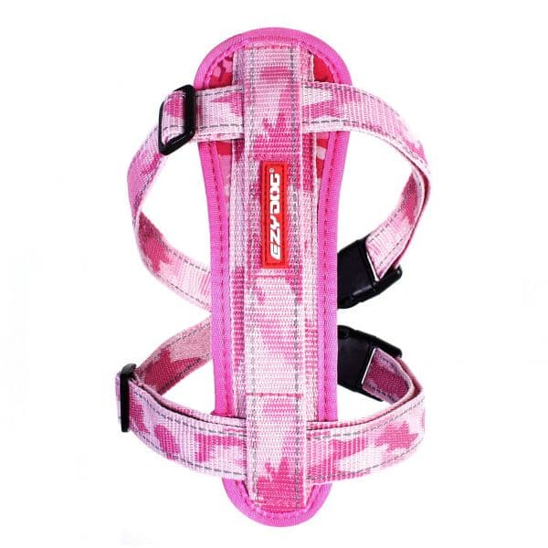 EzyDog Peitoral Chest Plate Camuflado Rosa M