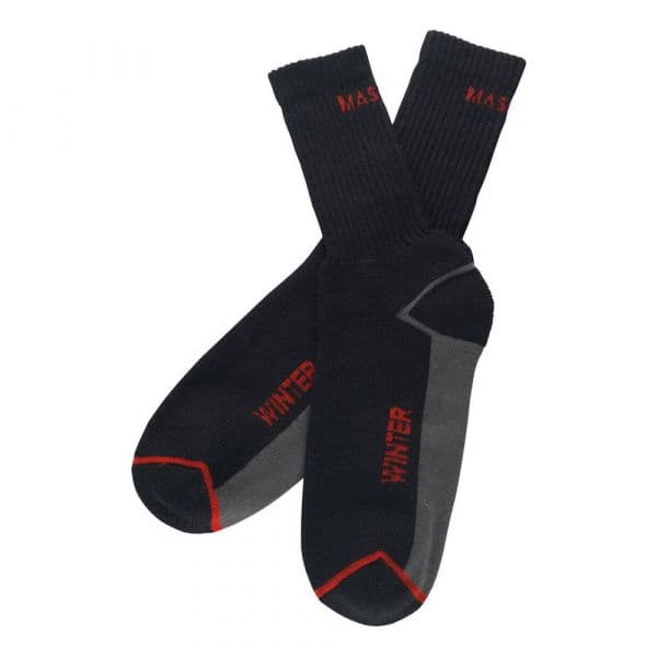 Mascot Complete 50455 Pack 3 Long Socks Preto EU 39-43