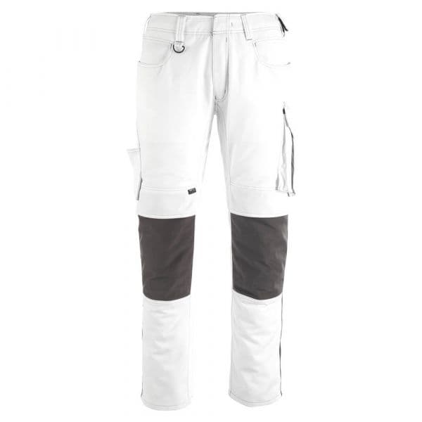 Mascot Unique 12179 Big Trousers With Knee Pad Pockets Branco 64 / 32