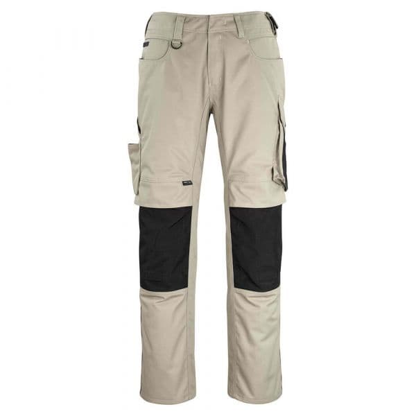 Mascot Unique 12179 Big Trousers With Knee Pad Pockets Beige 46 / 30