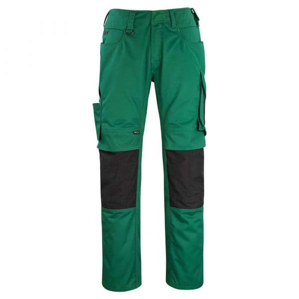 Mascot Unique 12179 Big Trousers With Knee Pad Pockets Verde 52 / 35