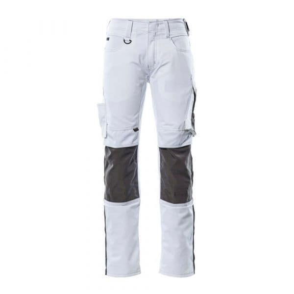 Mascot Unique 12679 Big Trousers With Knee Pad Pockets Branco 54 / 32