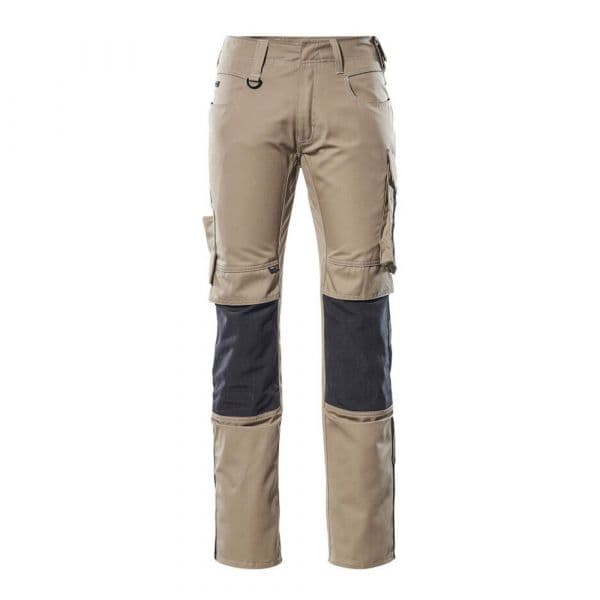 Mascot Unique 12679 Big Trousers With Knee Pad Pockets Beige 56 / 32