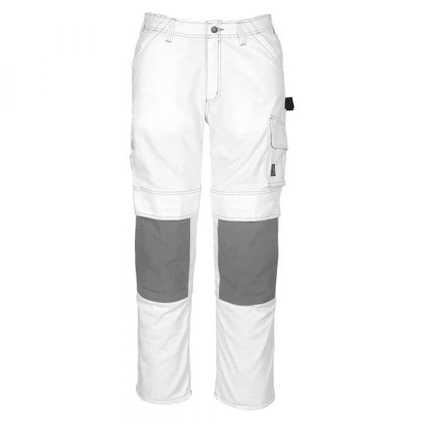 Mascot Hardwear 05079 Big Trousers With Knee Pad Pockets Branco 48 / 30