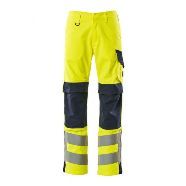 Mascot Multisafe 13879 Big Trousers With Knee Pad Pockets Amarelo 46 / 35