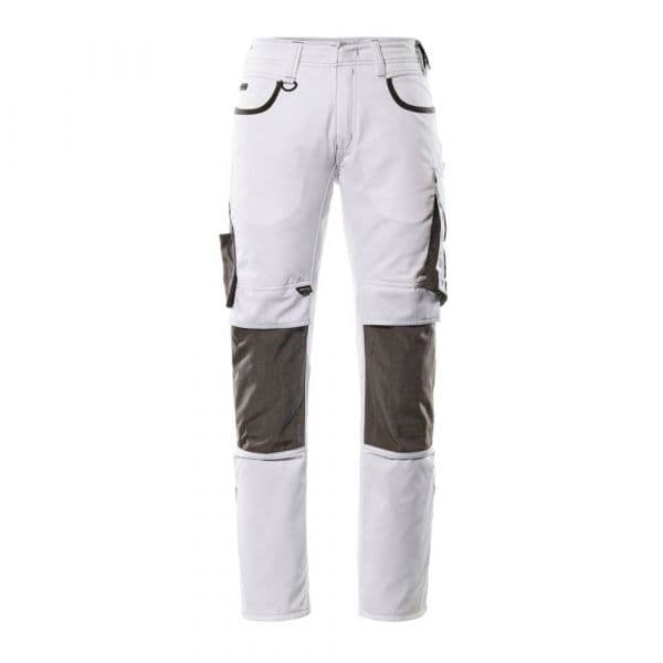 Mascot Unique 13079 Big Trousers With Knee Pad Pockets Branco 64 / 32