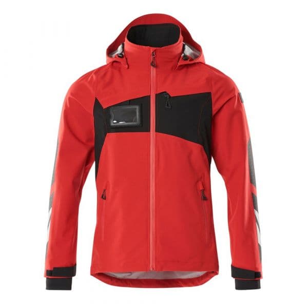Mascot Accelerate 18001 Jacket With Outer Lining Hood Vermelho XL
