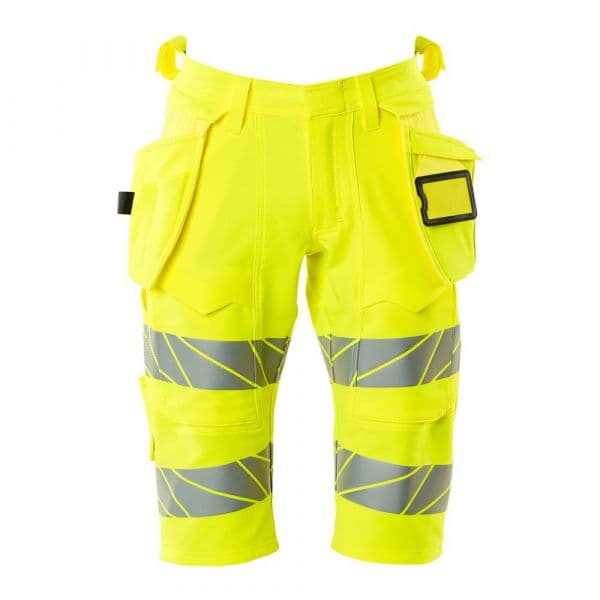 Mascot Accelerate Safe 19349 Short Trousers With Hanging Pockets Amarelo 48