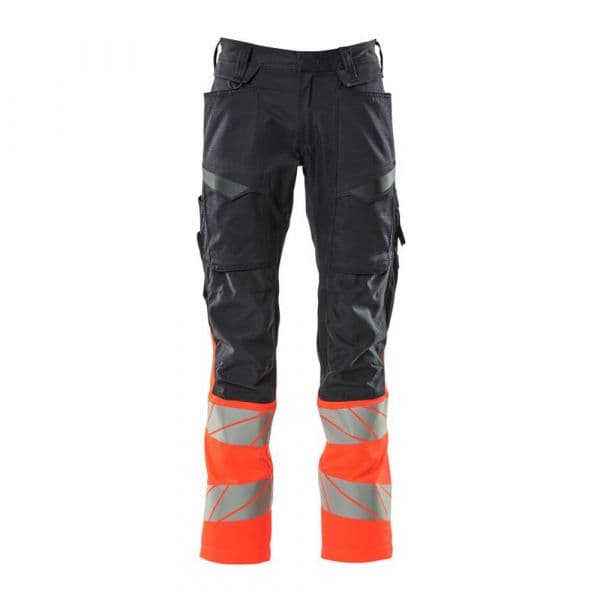 Mascot Accelerate Safe 19679 Big Trousers With Knee Pad Pockets Preto 44 / 32