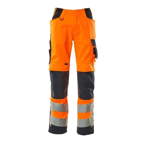 Mascot Safe Supreme 20879 Big Trousers With Knee Pad Pockets Laranja 56 / 30