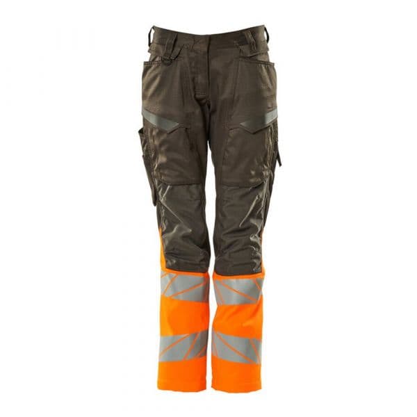 Mascot Accelerate Safe 19678 Big Trousers With Knee Pad Pockets Castanho 52 / 30
