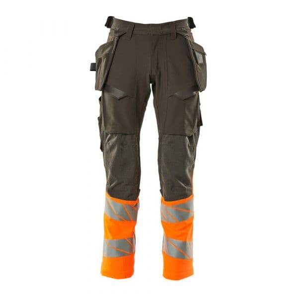 Mascot Accelerate Safe 19131 Big Trousers With Hanging Pockets Beige 50 / 32