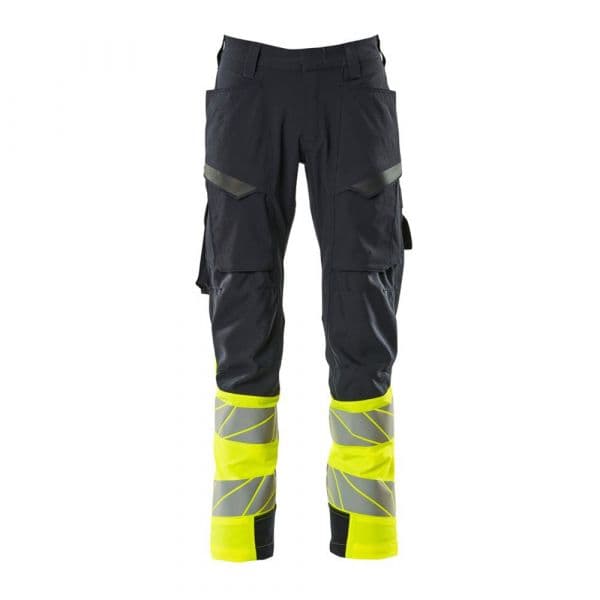 Mascot Accelerate Safe 19379 Big Trousers With Thigh Pockets Preto 46 / 32