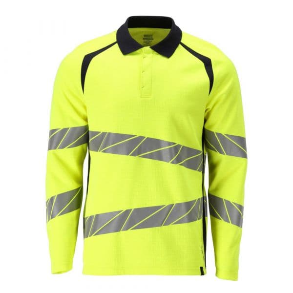 Mascot Accelerate Multisafe 21383 Long Sleeve Polo Amarelo XS