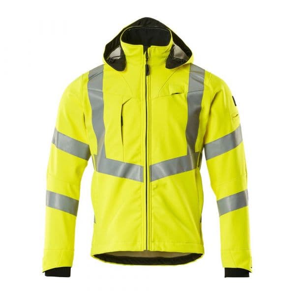 Mascot Safe Supreme 20502 Softshell Jacket With Hood Amarelo M