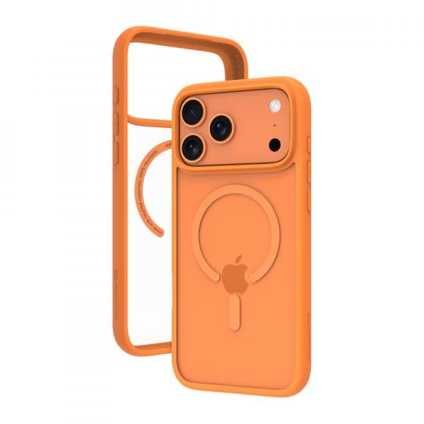 Dbramante1928 Grenen MagSafe Antichoque Reciclada para iPhone 17 Pro Max Laranja